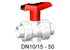 GF SYGEF-Standard Ball Vlv, Handle, Fus Sock. 546 FPM