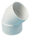 Polypipe Solvent Waste Swept Bend 135 Deg Grey