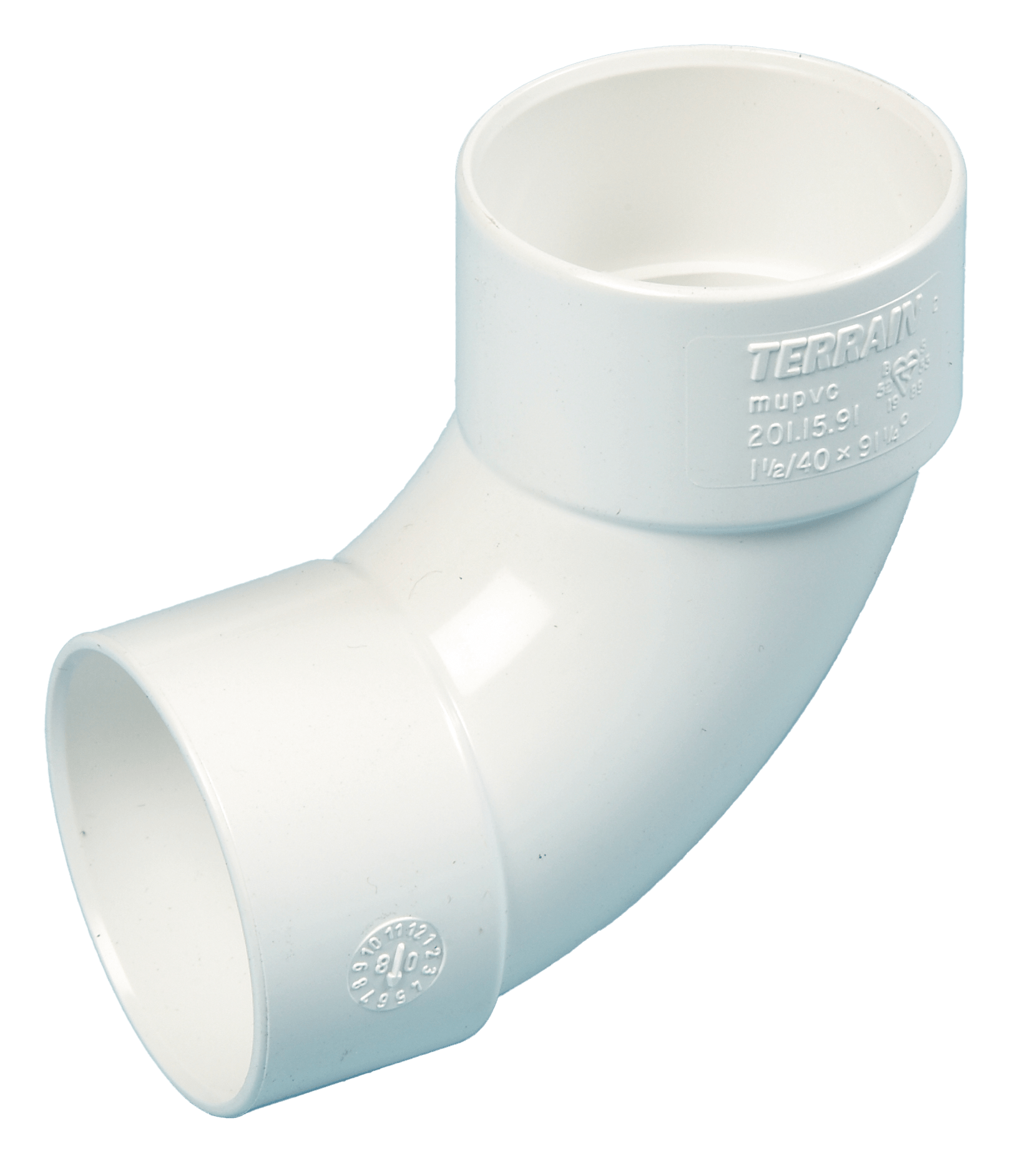 Polypipe Solvent Waste Swept Bend 91 Deg Grey