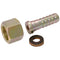 St. Zinc Plated Female BSPP Flat Seat x Hose Tail 1" size