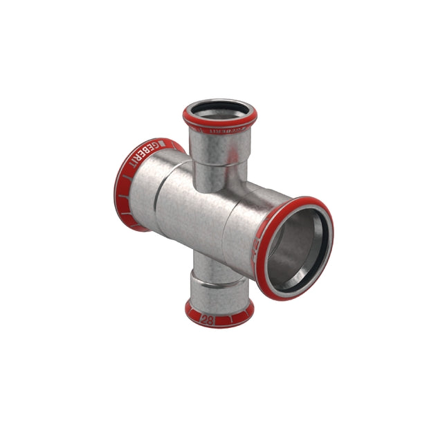 Mapress Cst.  Pipe Cross Reduced