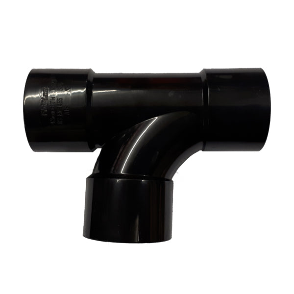 FloPlast WS22B 32mm BLACK ABS TEE