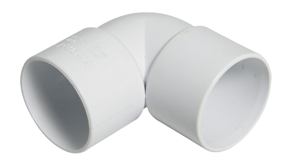FloPlast WS10W  32mm WHITE ABS 90* BEND