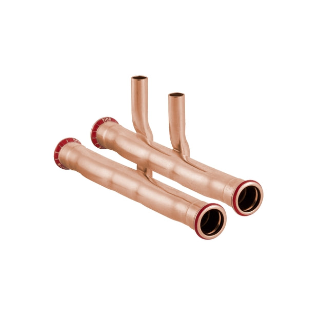 Mapress Copper Conn. Tee Set for Inlet & Ret.