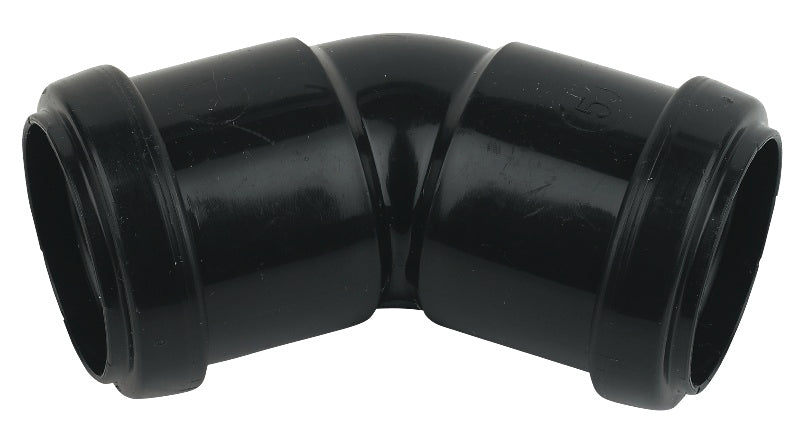 FloPlast Black PP 45 Bend