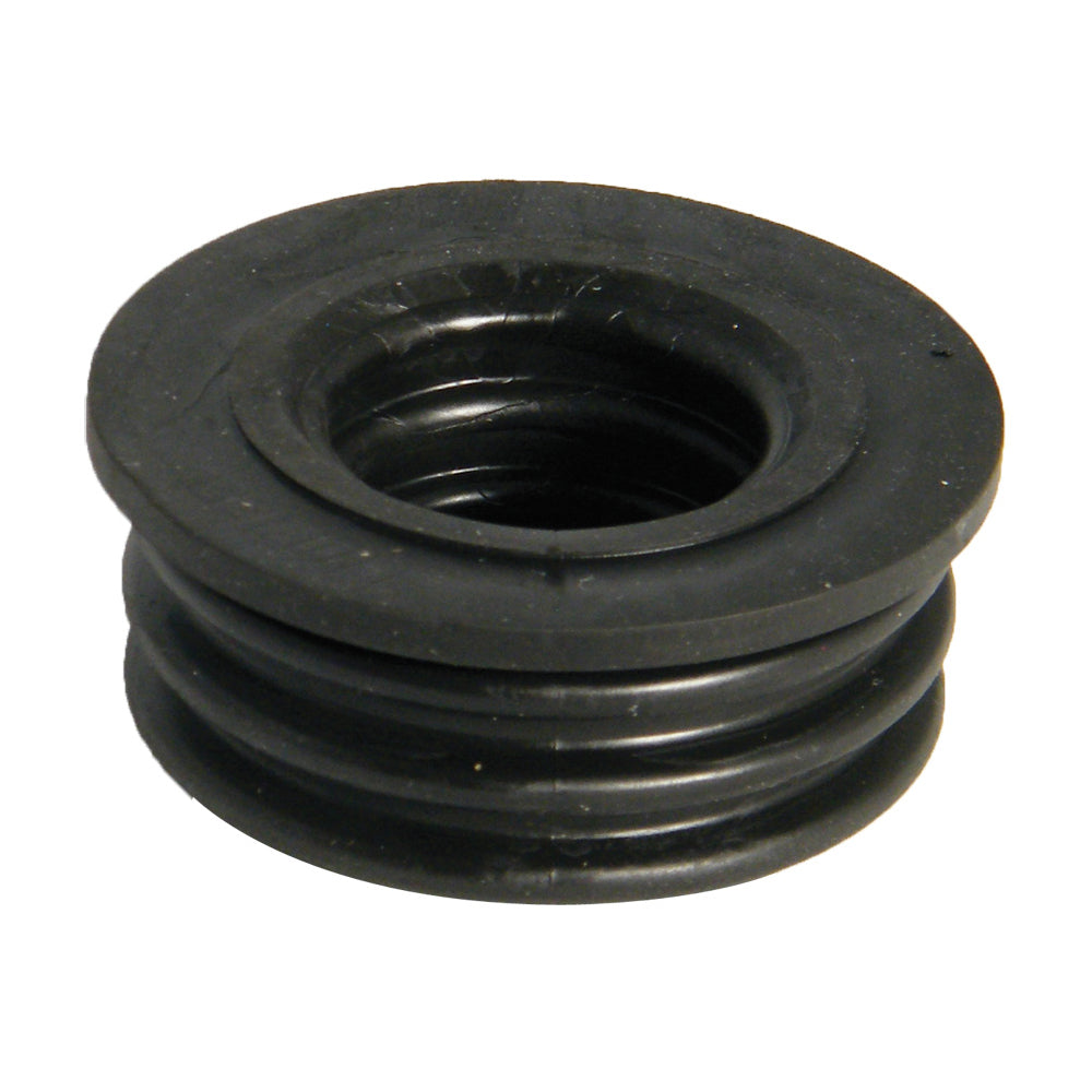 FloPlast Black PVC-U Rubber Push-Fit Boss Adaptor