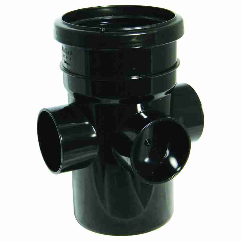 FloPlast Black PVC-U Boss Pipe