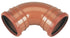 Floplast Double Socket Bend in terracotta 110mm size