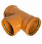 FloPlast D191 87.5 Degree Equal Junction Triple Socket 110mm