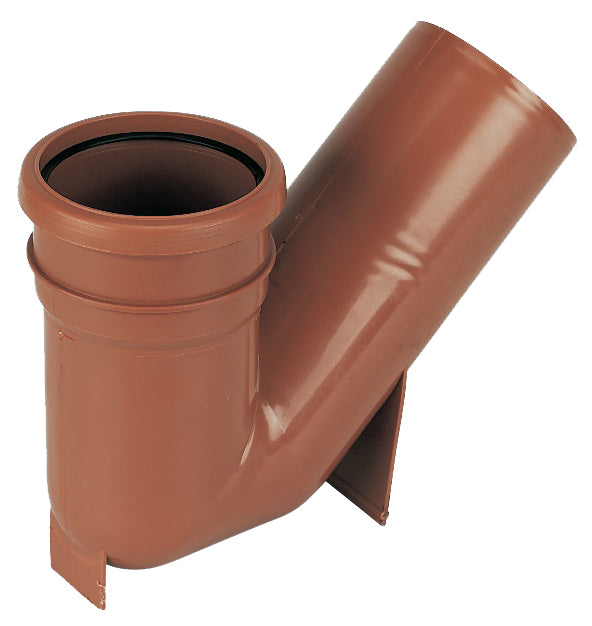 FloPlast D500 45 Deg Universal Gully Trap Sock./Spig. 110mm