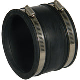 FloPlast D102 Flexible Coupling 98-115mm in black 98mm size
