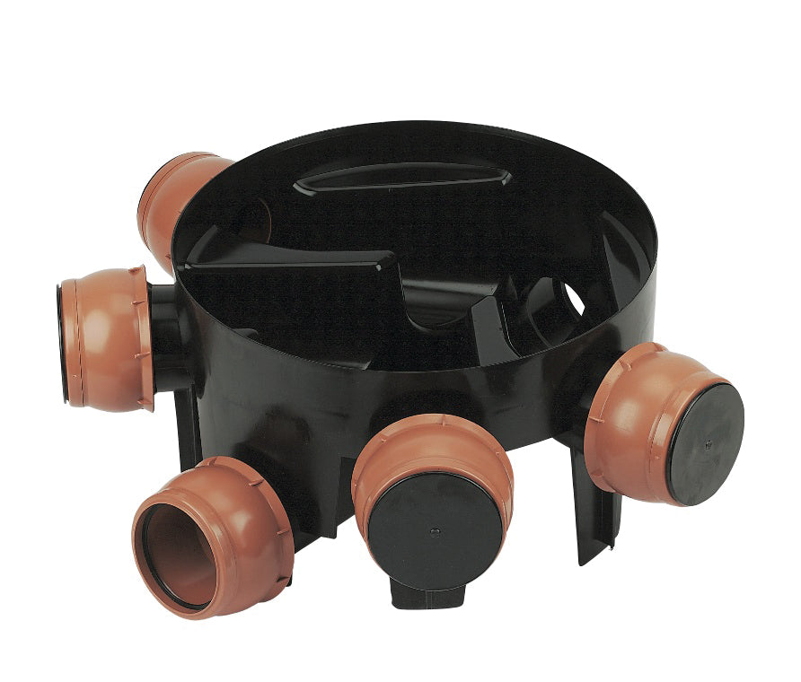 FloPlast D900 Chamber Base 5 x 110mm Flexible Inlets 270mm