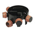 FloPlast D900 Chamber Base 5 x 110mm Flexible Inlets 270mm in black 110mm size