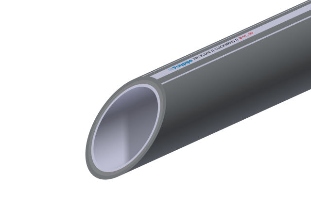 Polypipe MecFlow Fusion Pipe Series 5 4m