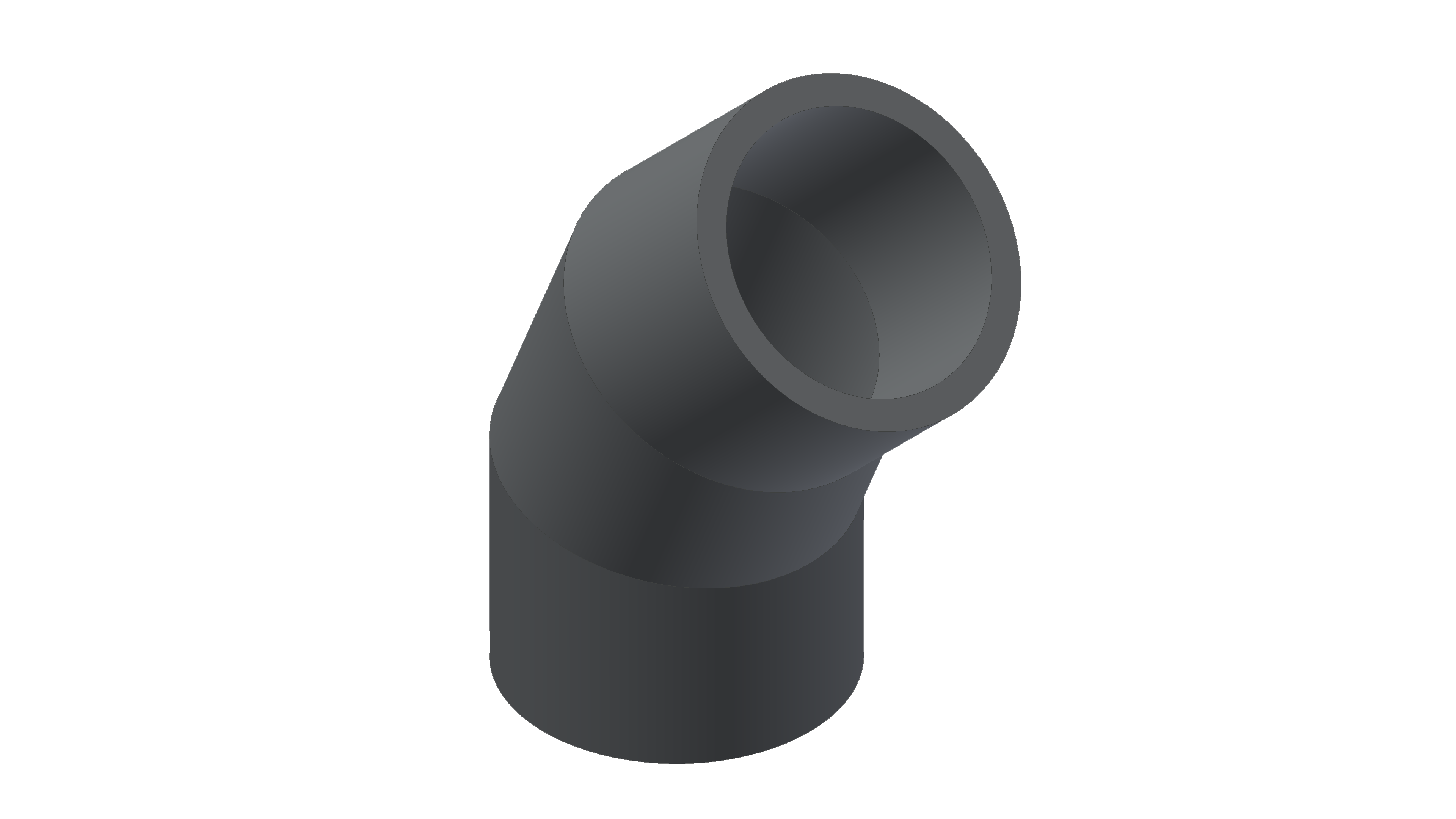 Polypipe MecFlow Fusion Elbow Butt Weld 45°