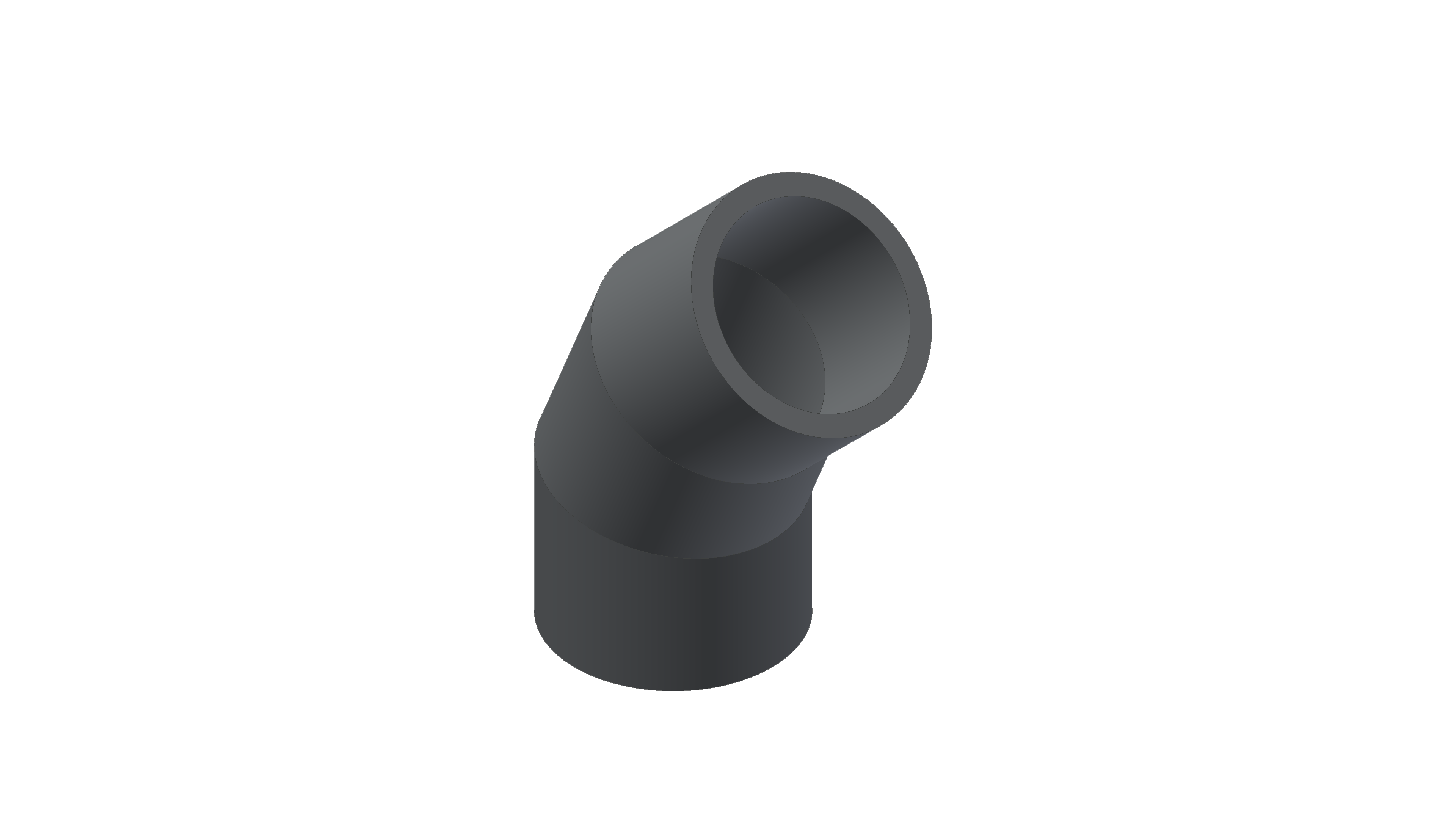 Polypipe MecFlow Fusion Elbow Butt Weld 45°