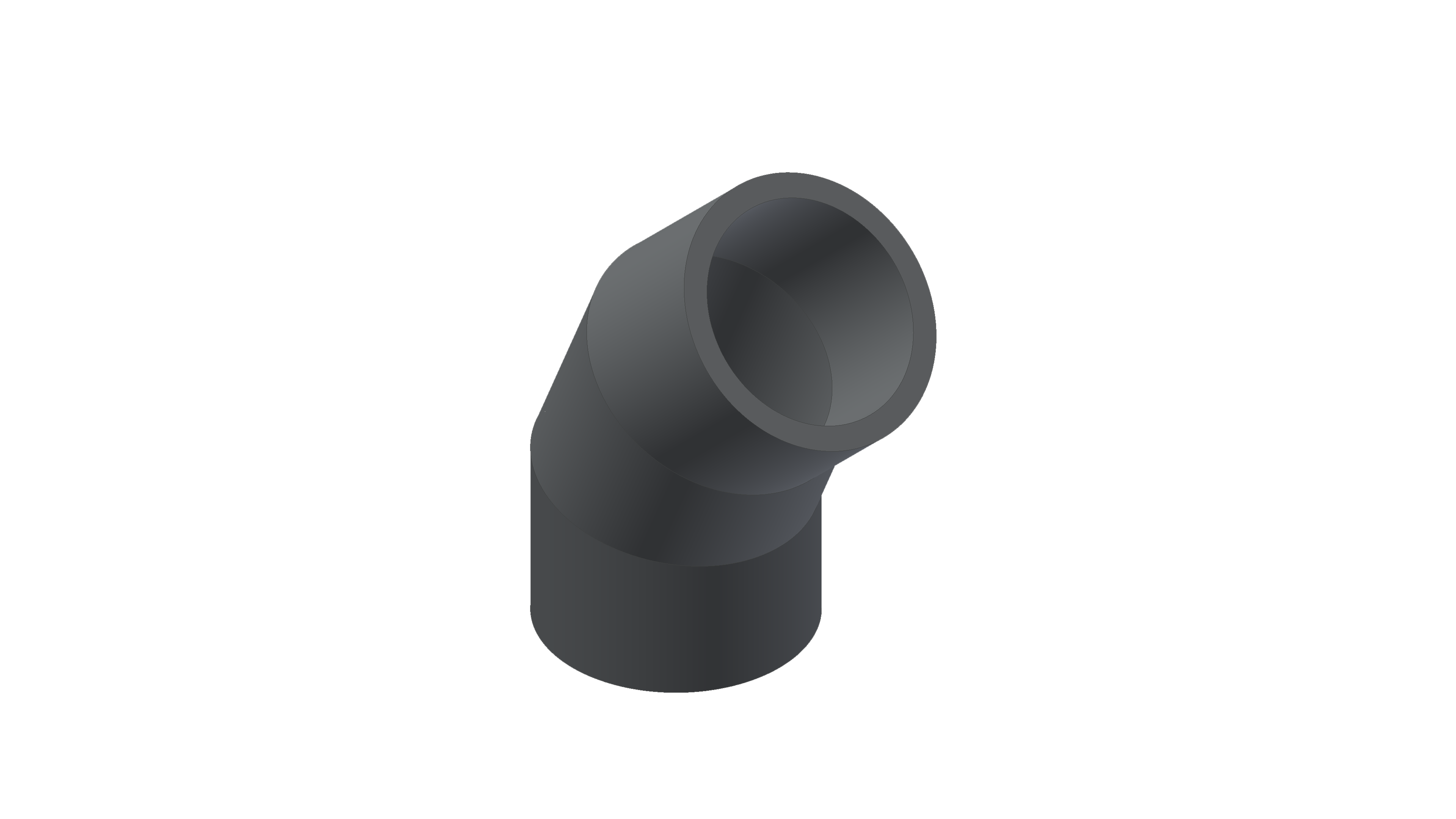 Polypipe MecFlow Fusion Elbow Butt Weld 45°
