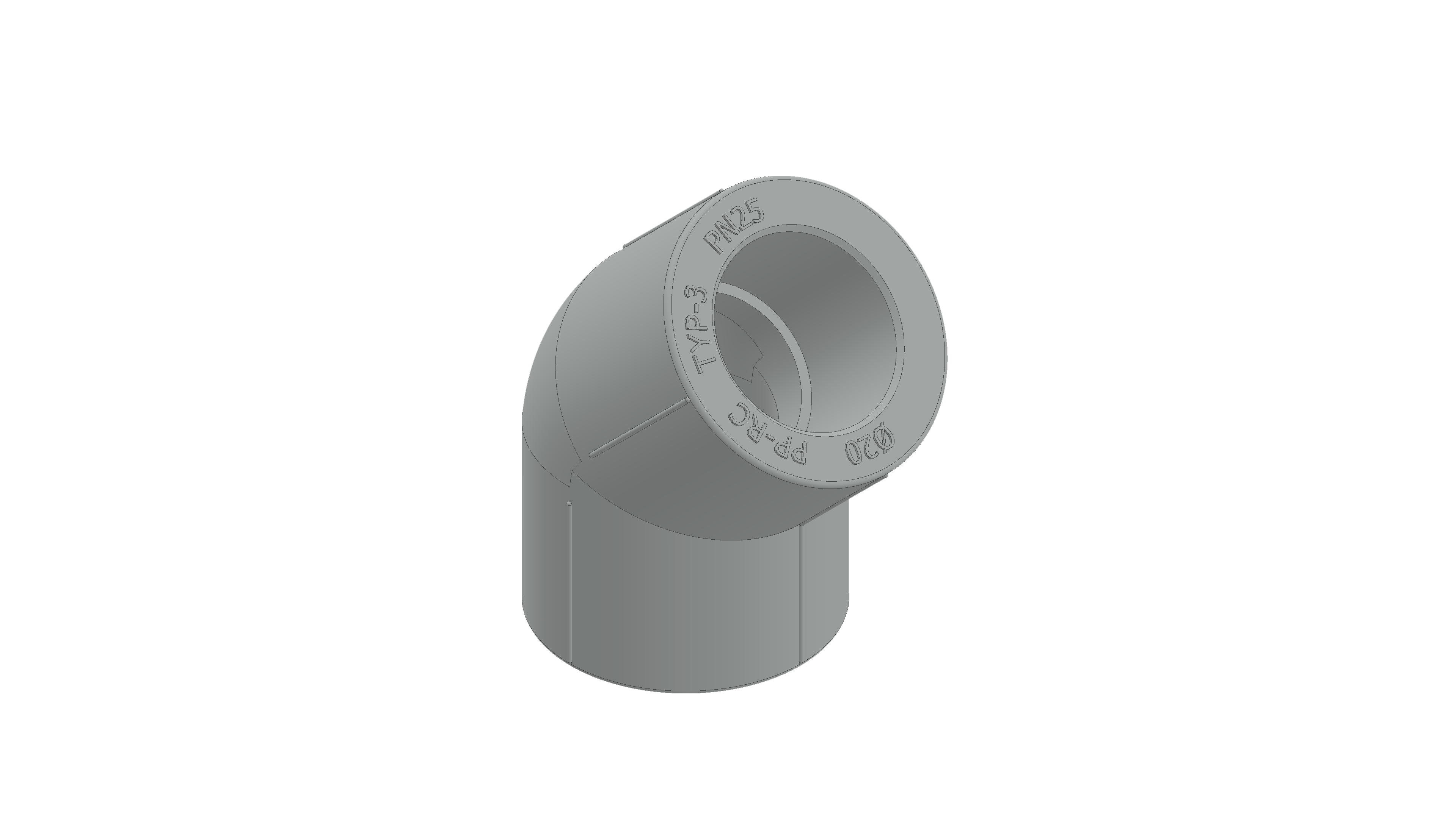 Polypipe MecFlow Fusion Elbow Socketed 45 Deg