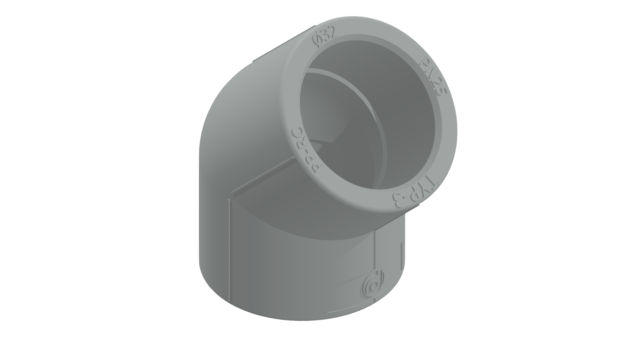 Polypipe MecFlow Fusion Elbow Socketed 45 Deg