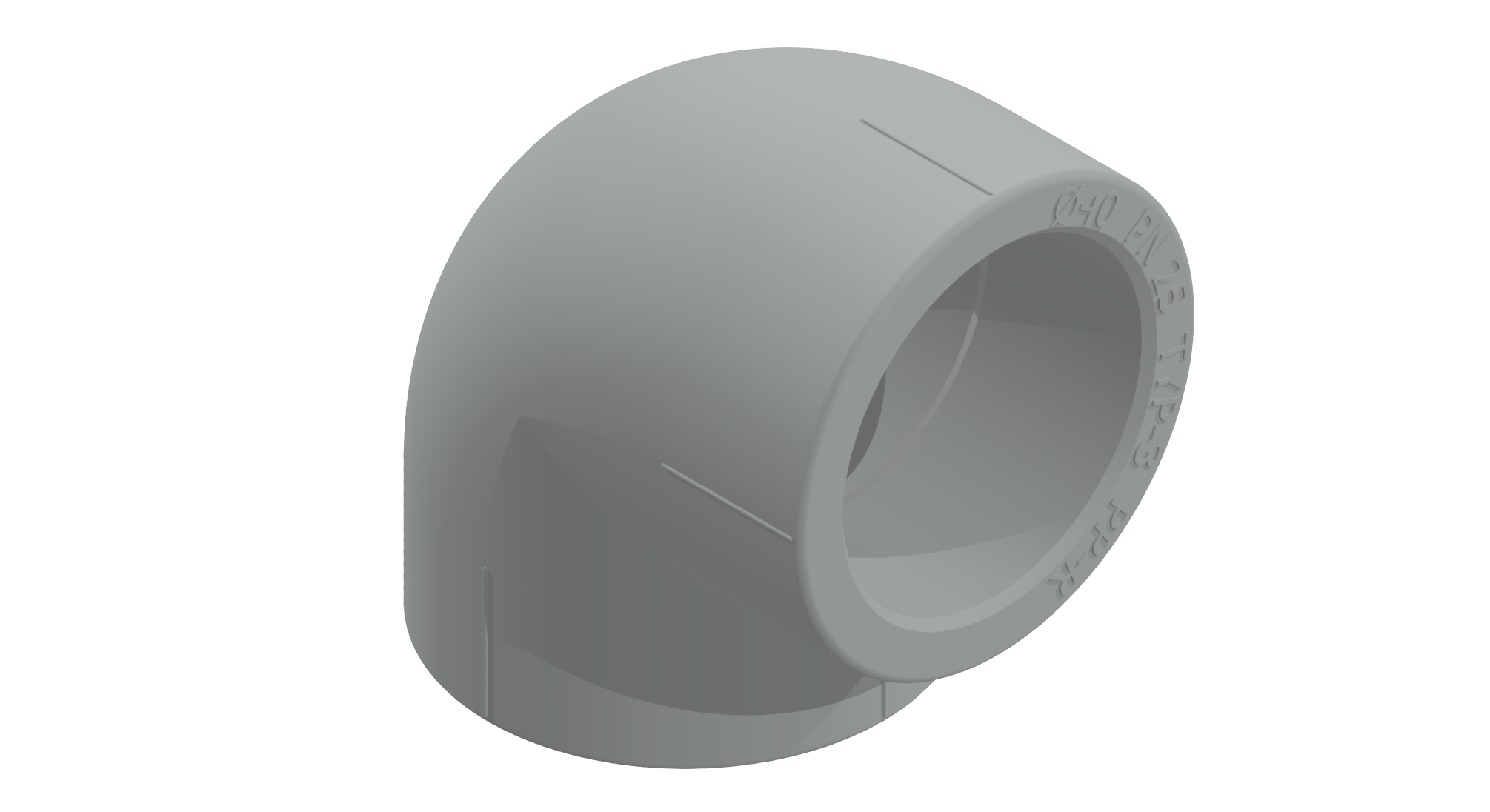 Polypipe MecFlow Fusion Elbow Socketed 90 Deg