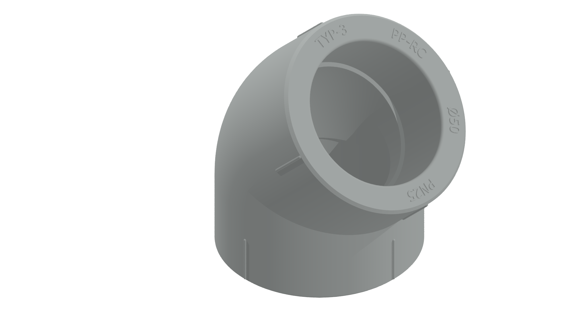 Polypipe MecFlow Fusion Elbow Socketed 45 Deg