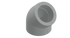 Polypipe MecFlow Fusion Elbow Socketed 45 Deg