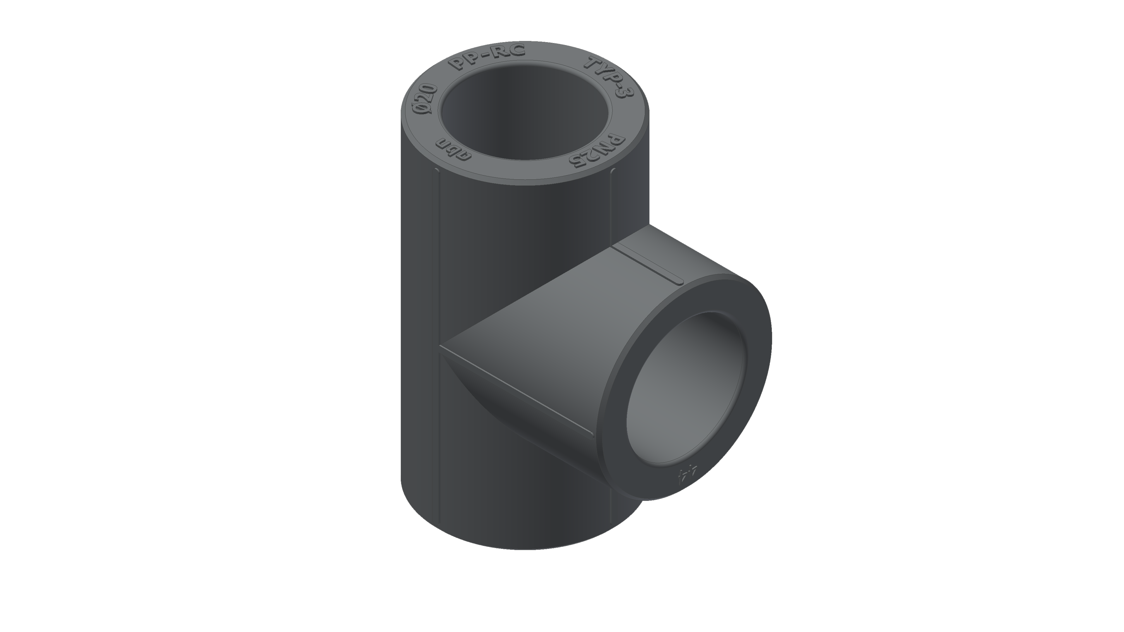 Polypipe MecFlow Fusion Tee Socketed