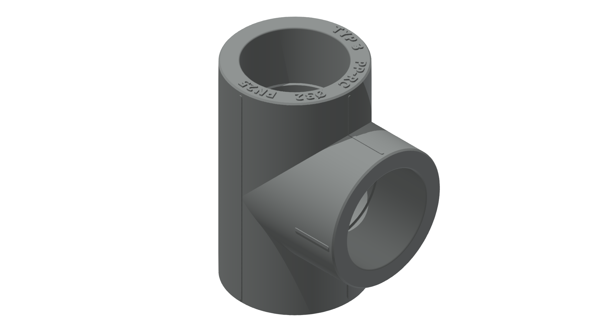 Polypipe MecFlow Fusion Tee Socketed