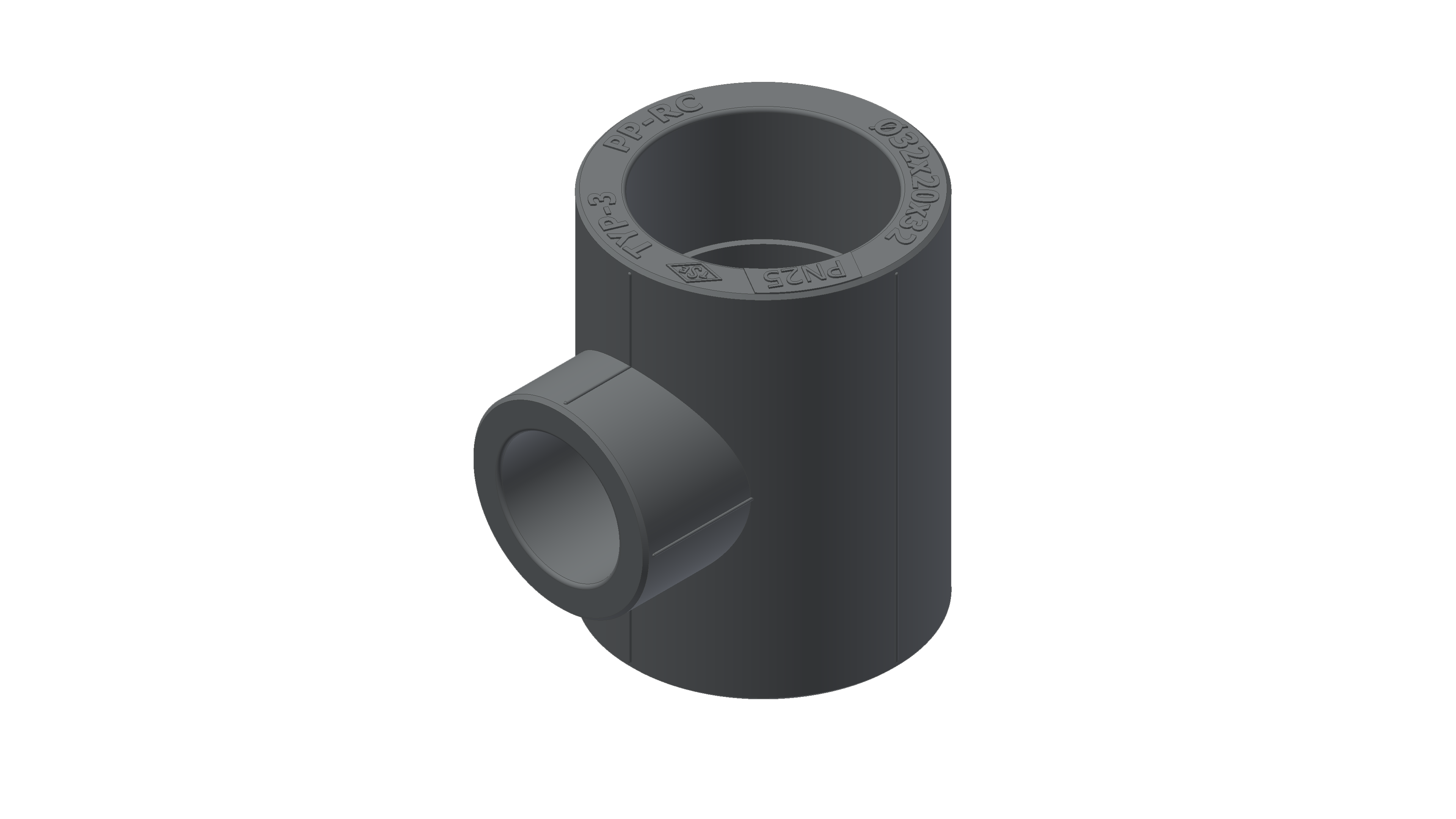 Polypipe MecFlow Fusion Redcing Tee Socketed