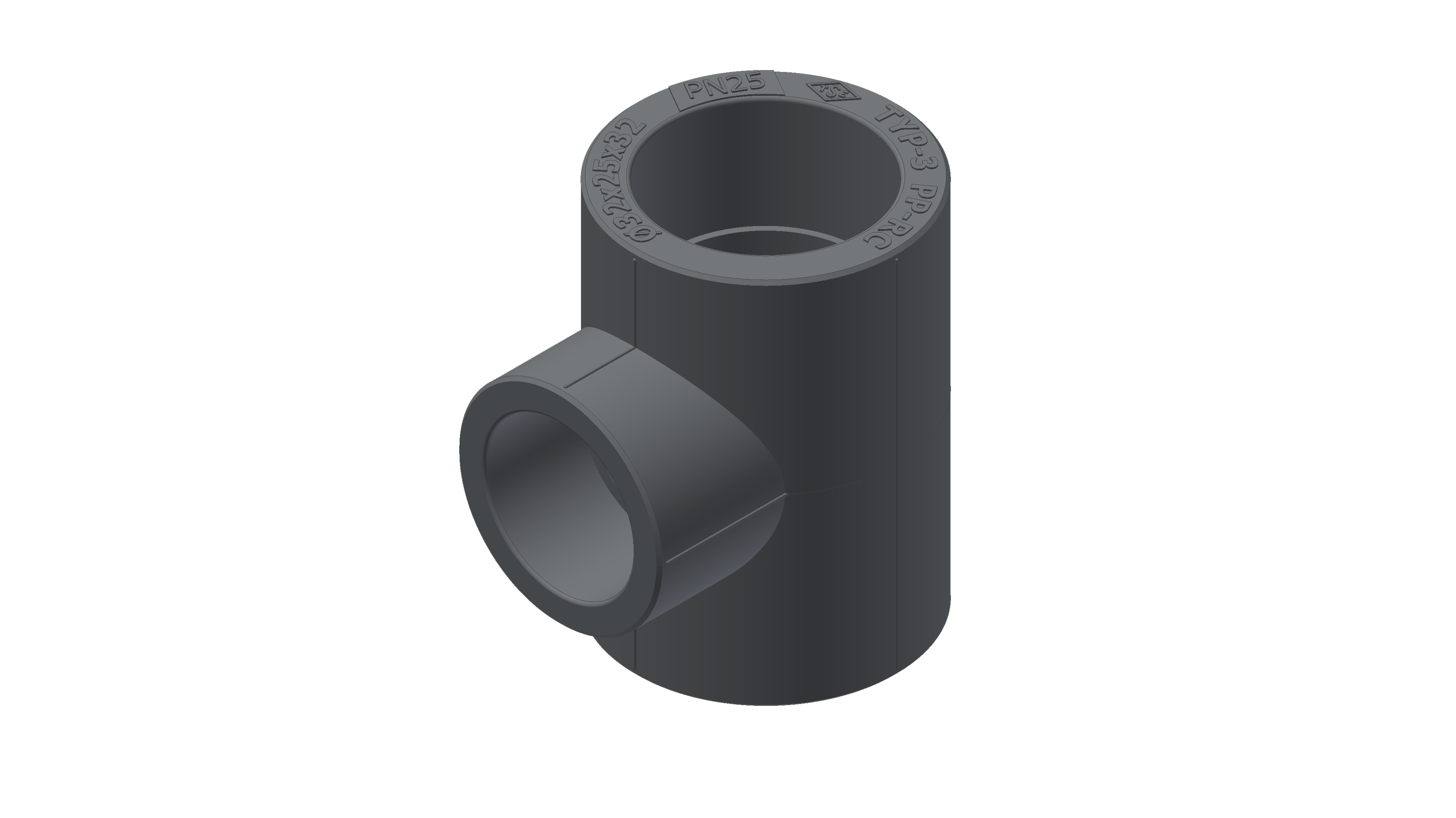 Polypipe MecFlow Fusion Redcing Tee Socketed