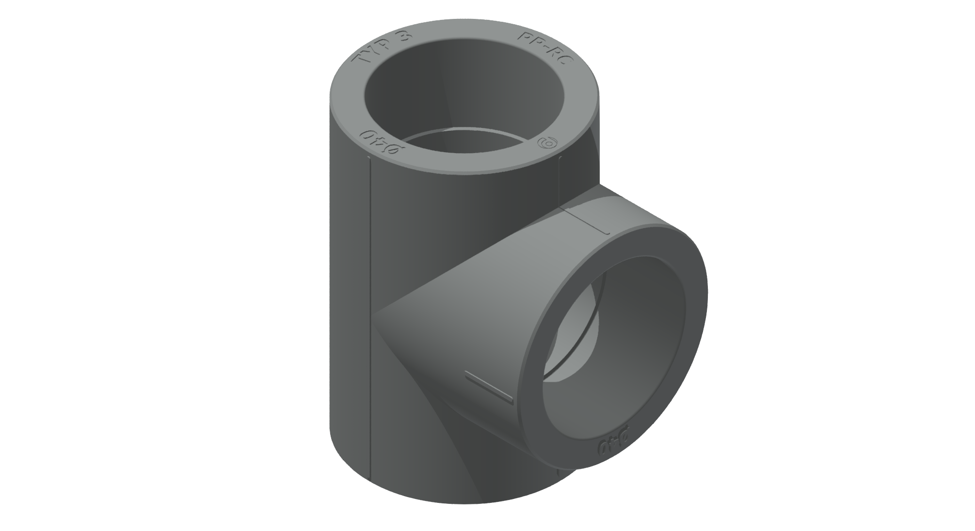 Polypipe MecFlow Fusion Tee Socketed