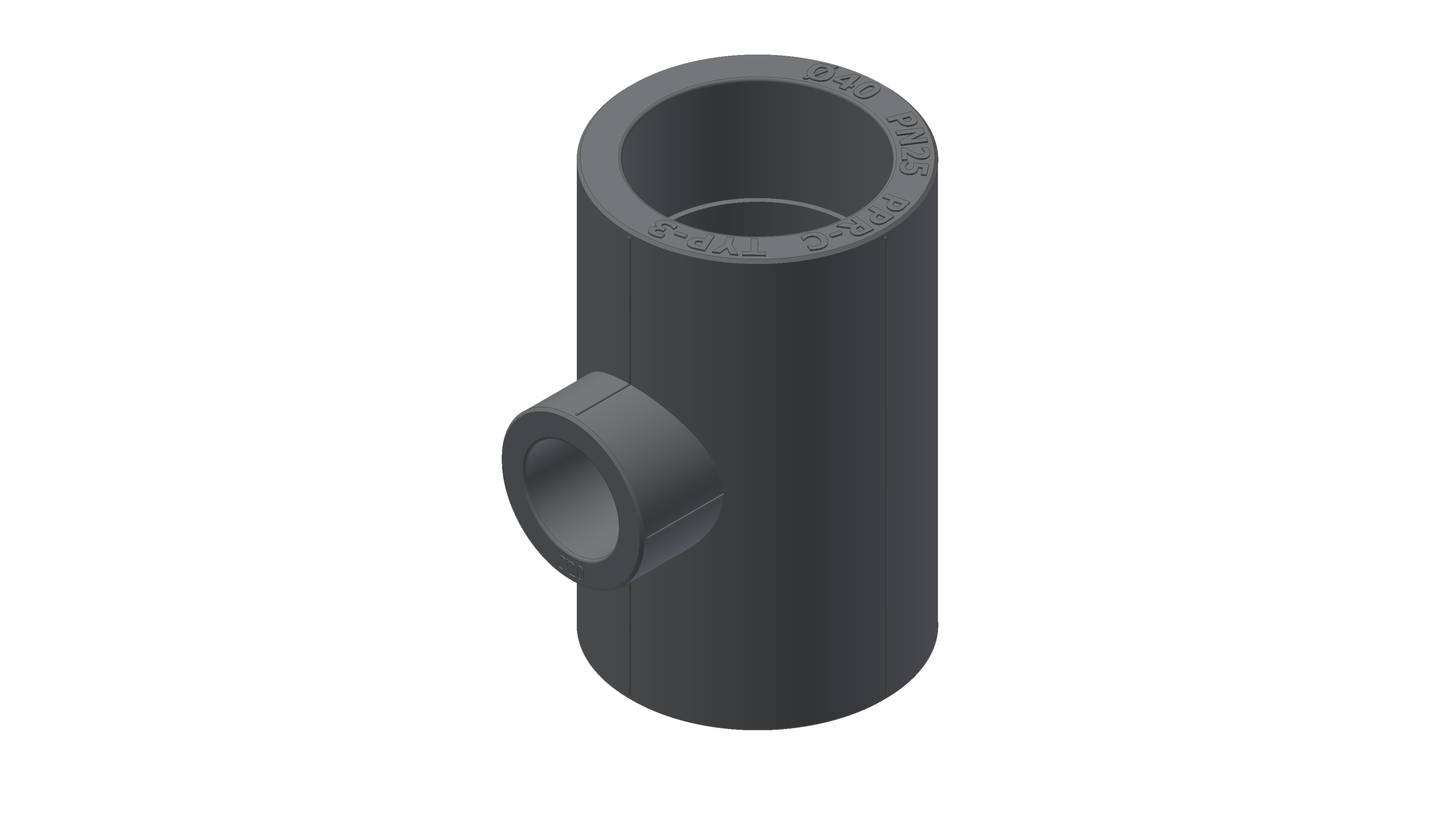 Polypipe MecFlow Fusion Redcing Tee Socketed