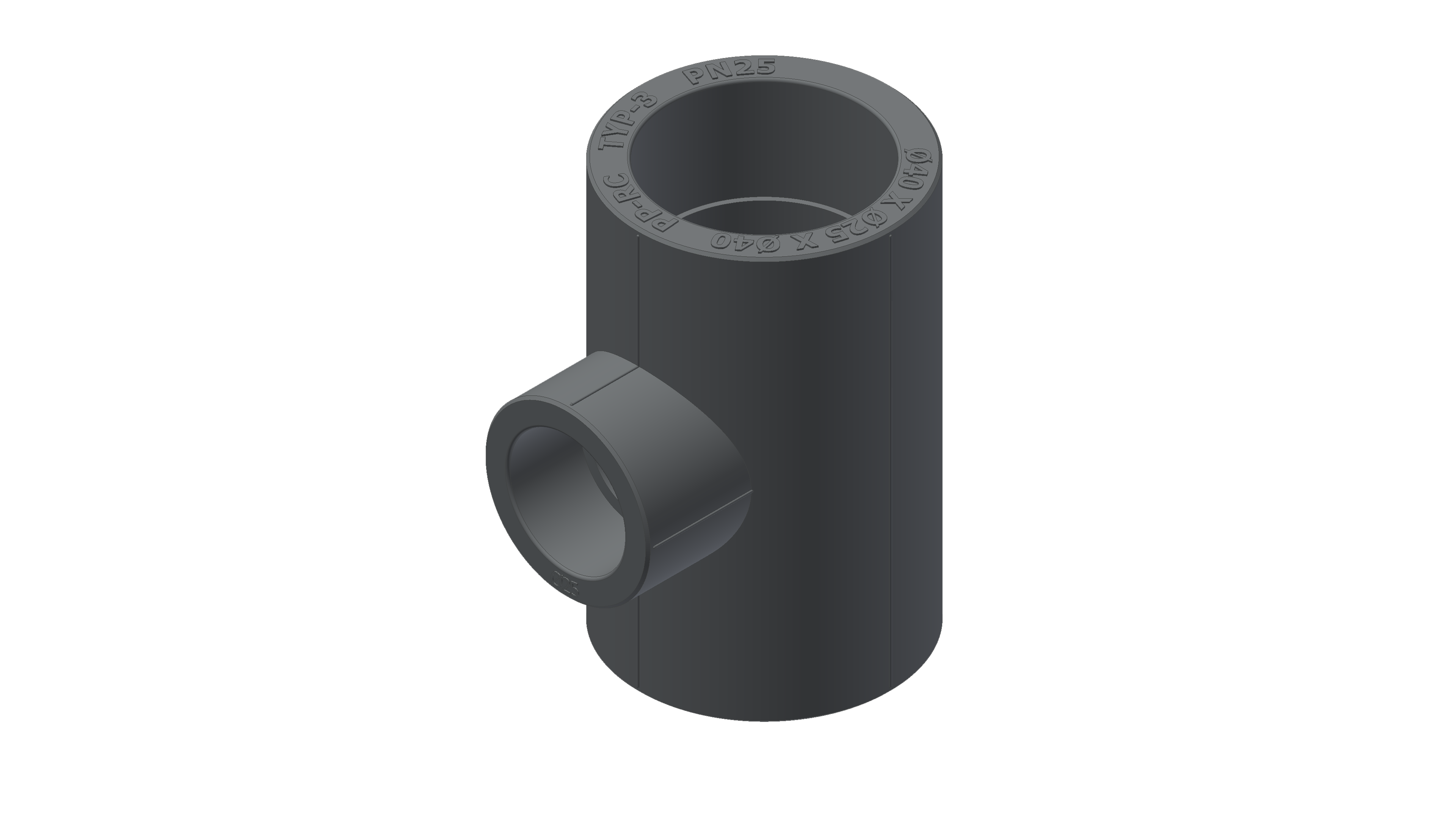 Polypipe MecFlow Fusion Redcing Tee Socketed
