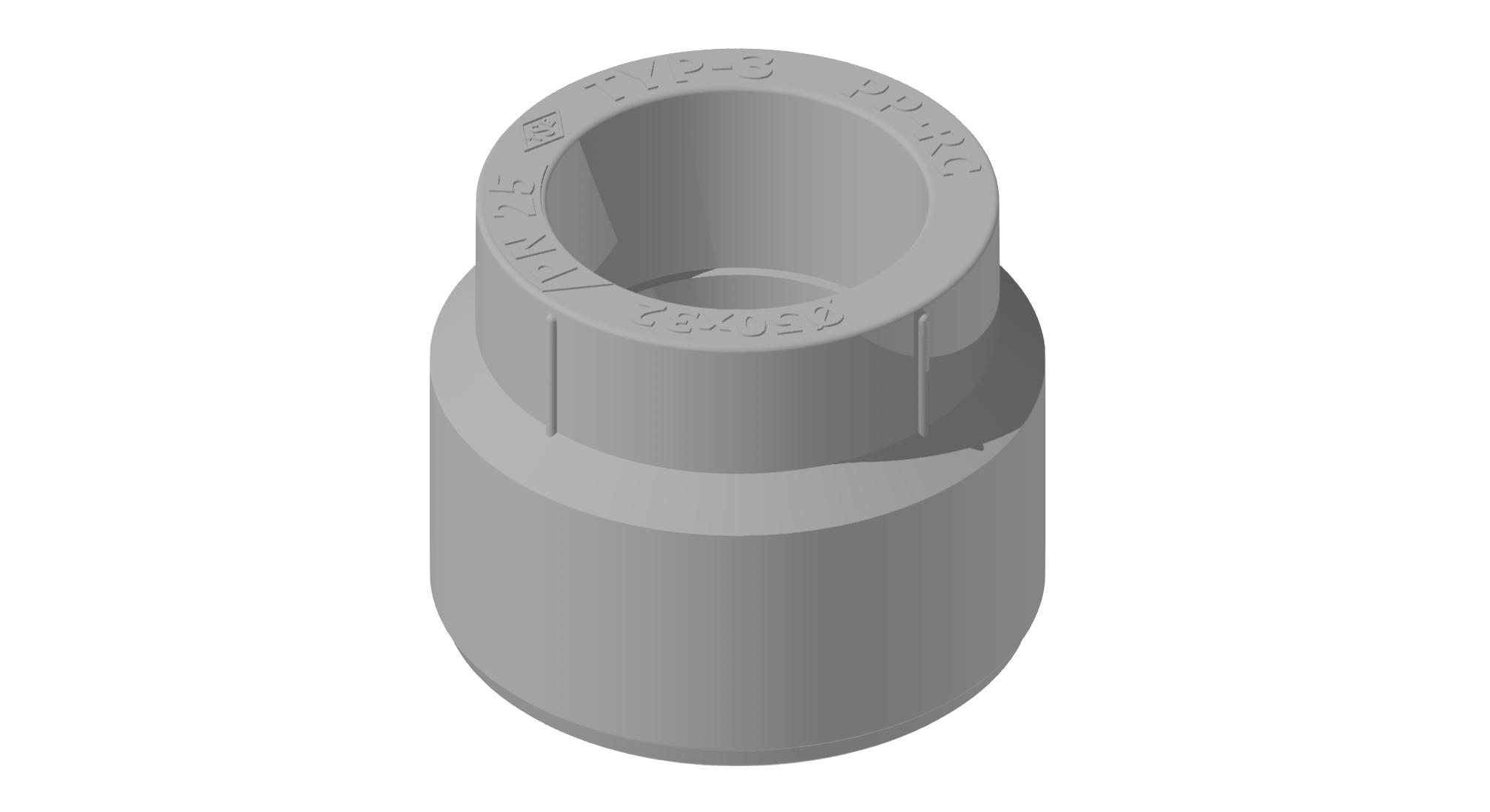 Polypipe MecFlow Fusion Reducer Spig xSkt