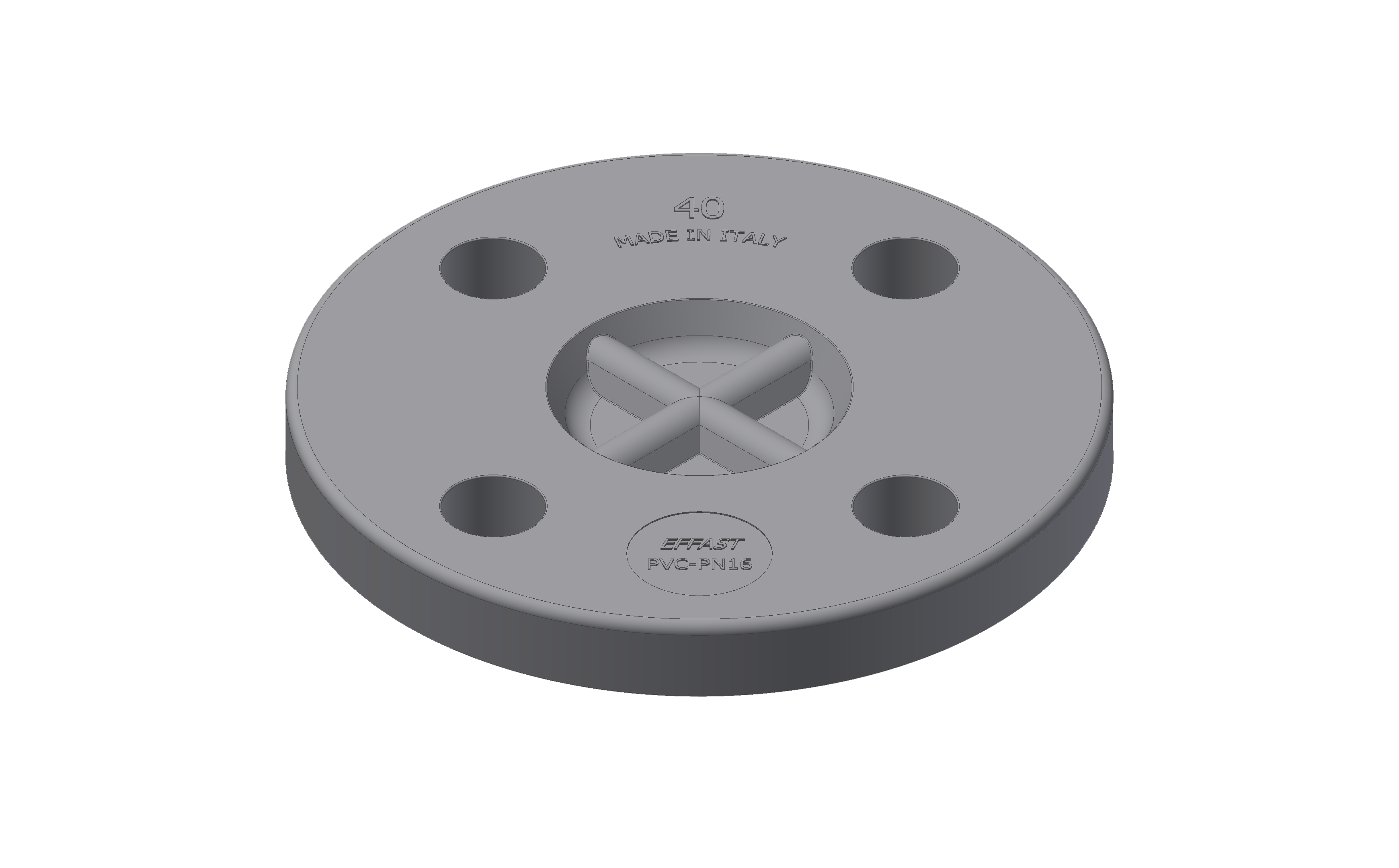 Polypipe MecFlow Fusion Blank Flange PVC PN16
