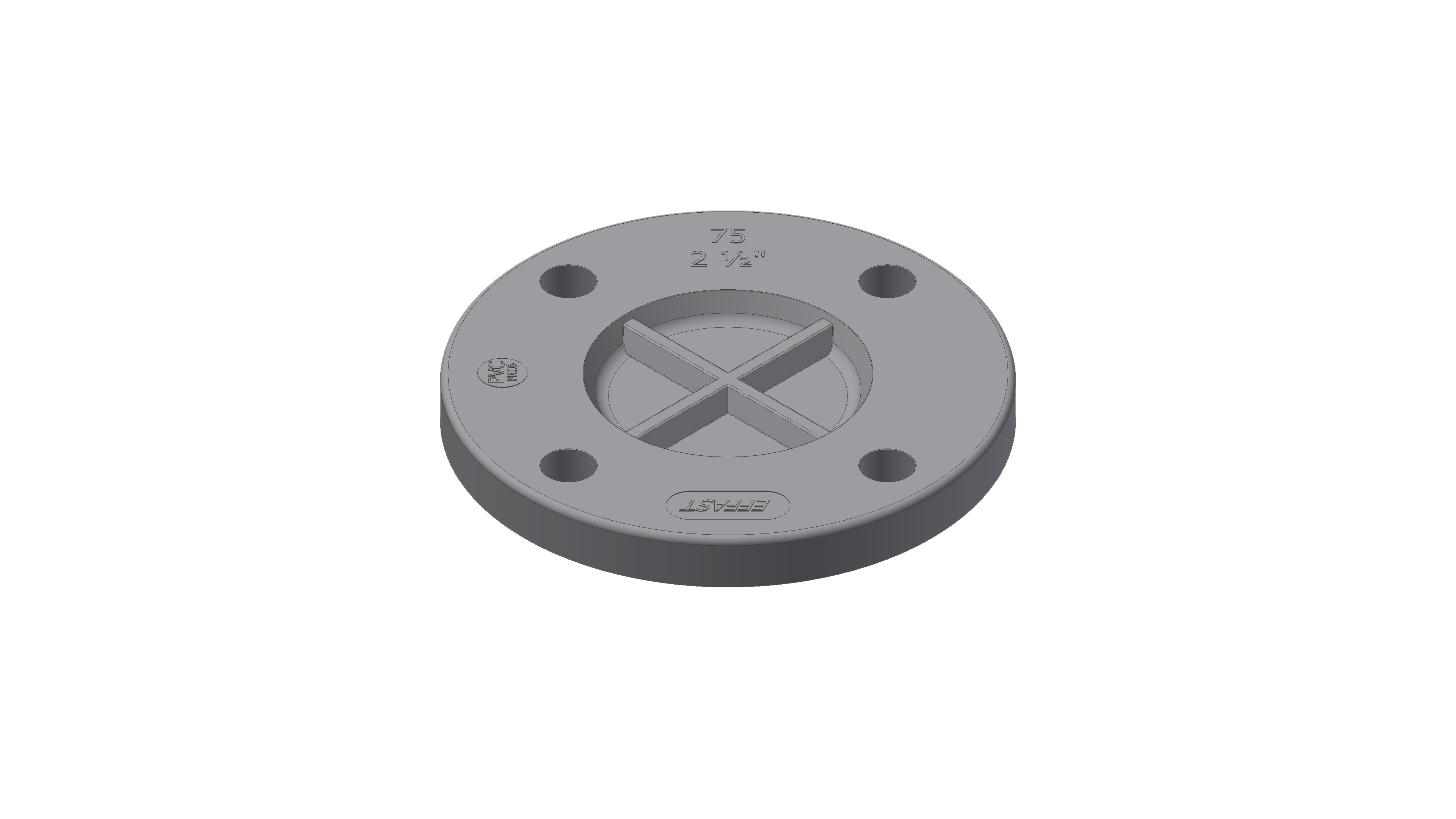 Polypipe MecFlow Fusion Blank Flange PVC PN16