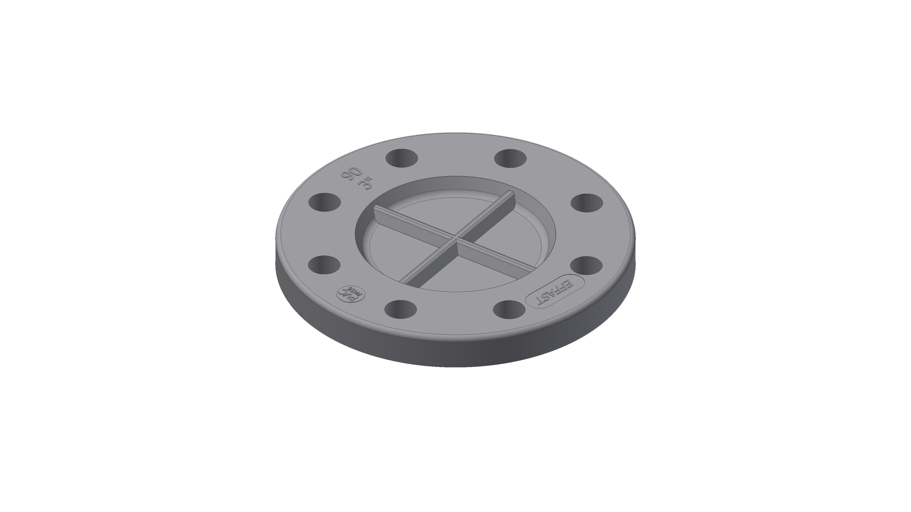 Polypipe MecFlow Fusion Blank Flange PVC PN16