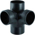 Geberit Silent-db20 corner branch fitting 88.5°, swept-entry