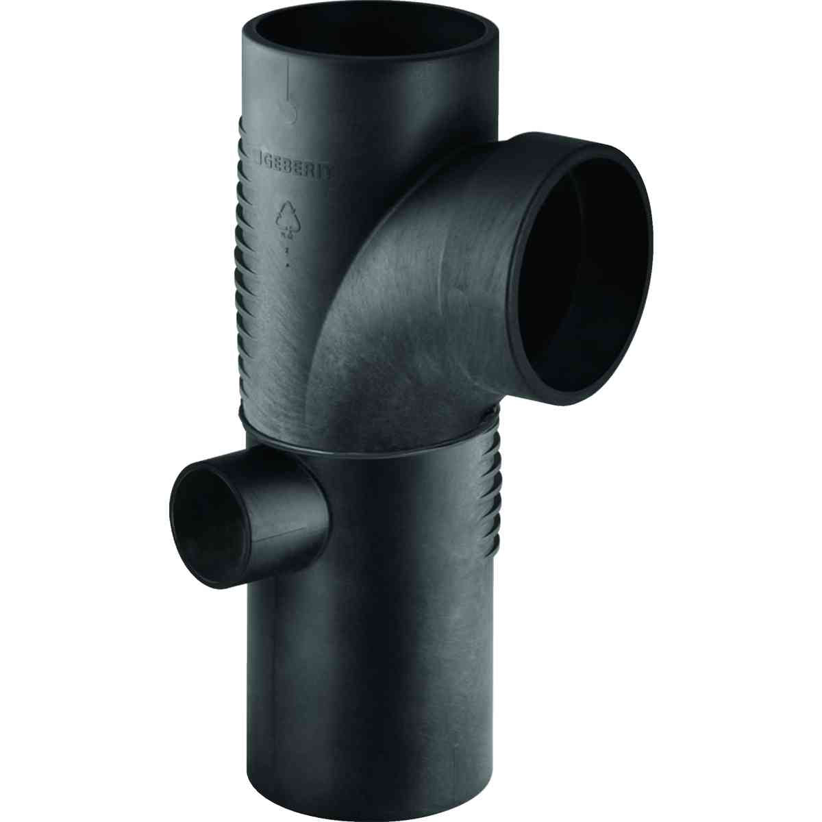 Geberit Silent-db20 combined corner branch fitting 88.5°, swept-entry, left