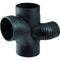 Geberit Silent-db20 duct branch fitting 88.5°, swept left
