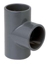Durapipe PVC-U 90 Tee Plain in grey 16mm size