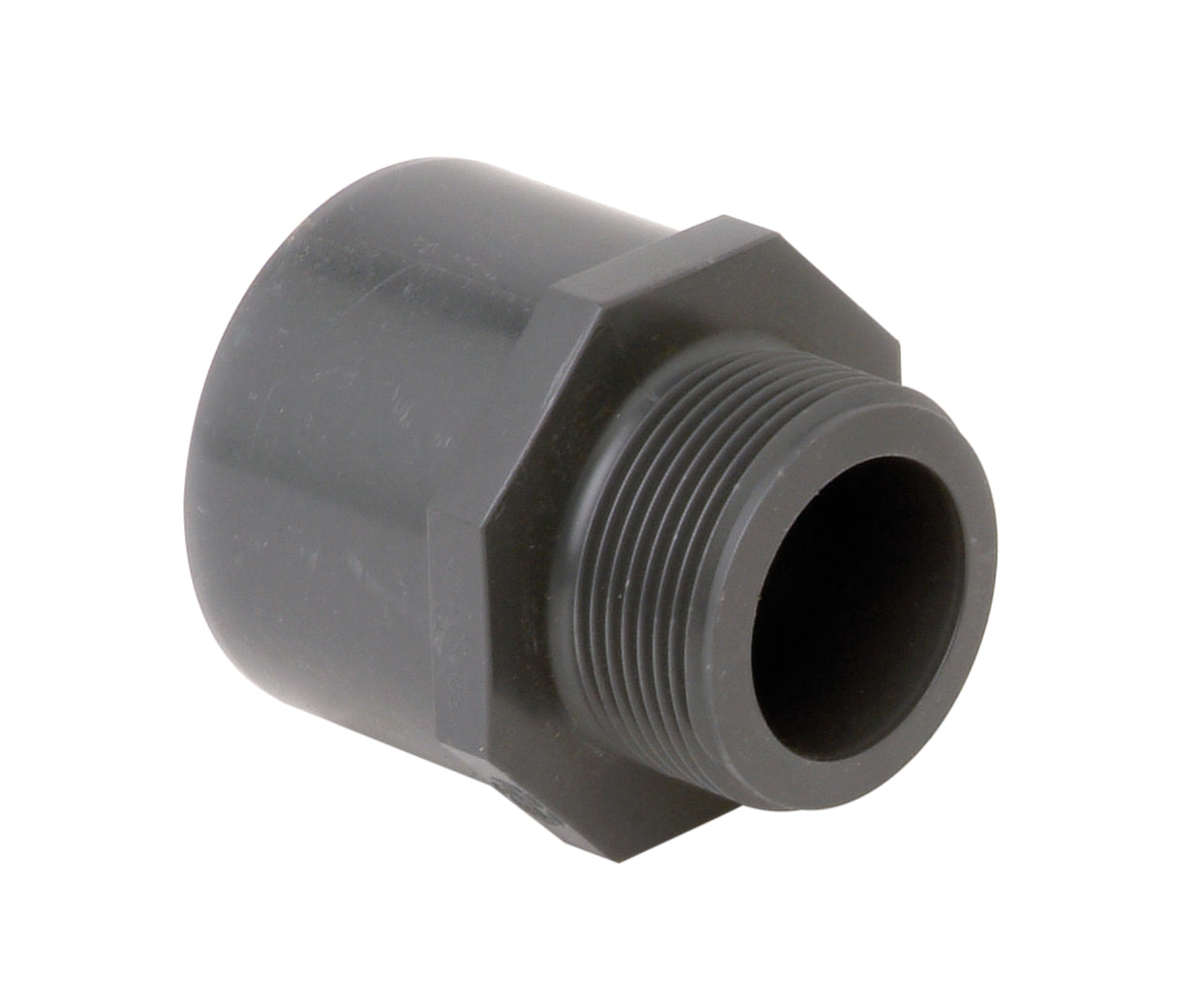 Durapipe PVC-U Male Thd Adaptor in grey 20mm size