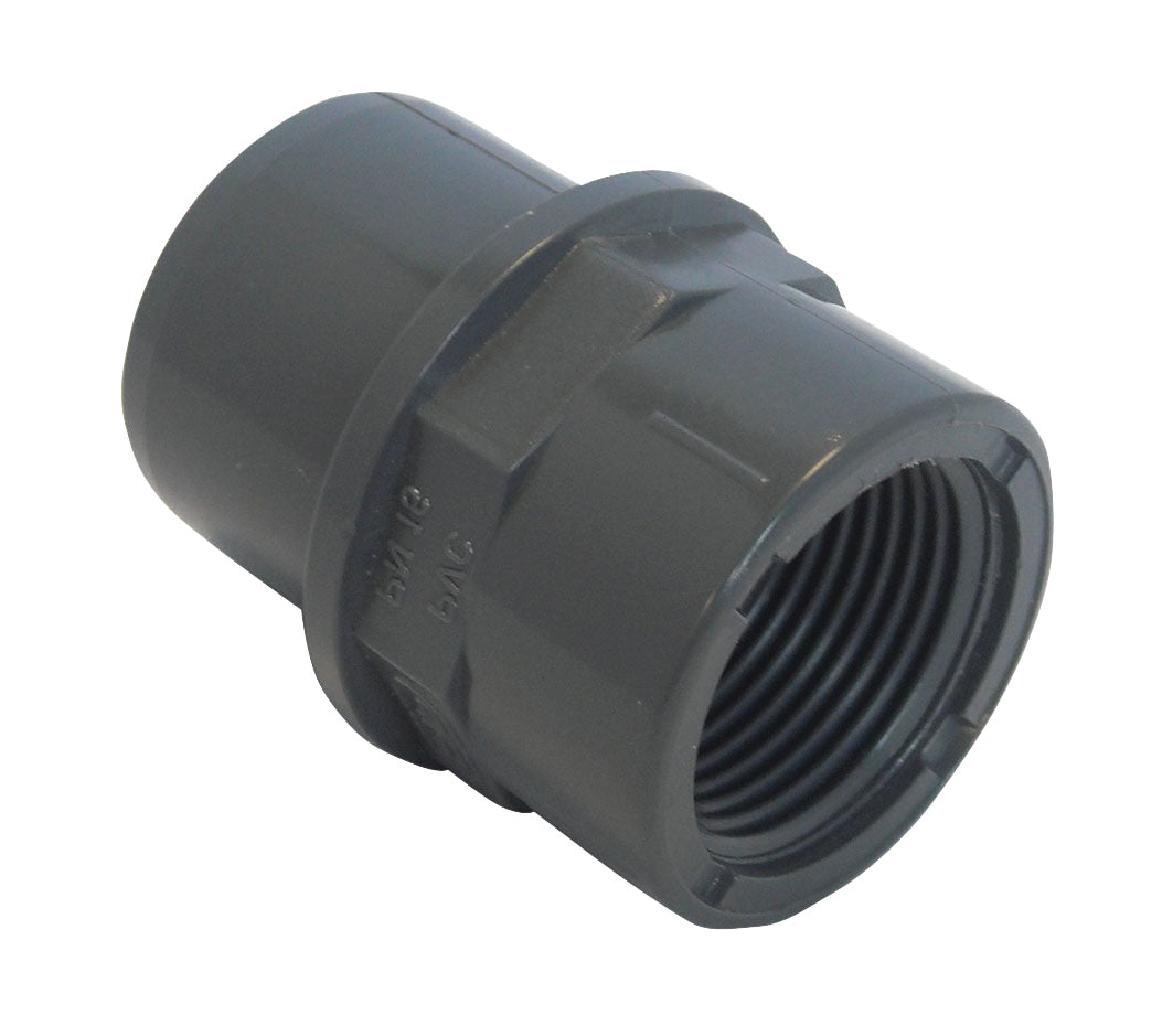 Durapipe PVC-U  Adaptor Spigot Socket in grey 75mm size