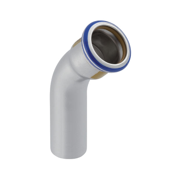 Mapress Stainless Steel 45 Degree Bend with Plain End (Gas)