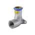 Mapress Stainless Steel Elbow Tap Connector 90° (Gas)