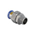 Mapress Stainless Steel Adpt, Union Nut CrNi St. & Pln End Gas