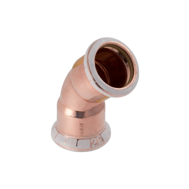 Mapress Copper 45 Bend