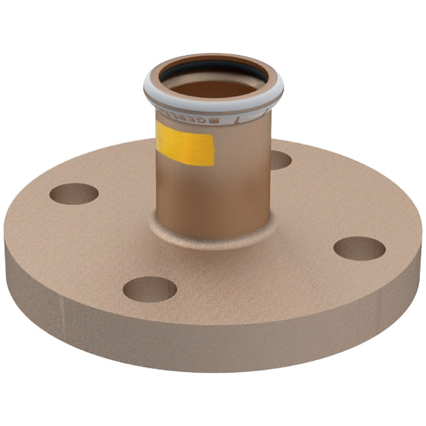 Mapress Copper Flange PN 10/16, w/ Press Socket (Gas) 28mm