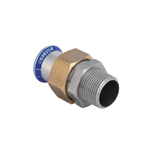 Mapress Stainless Steel Adaptor Union with Male Thread