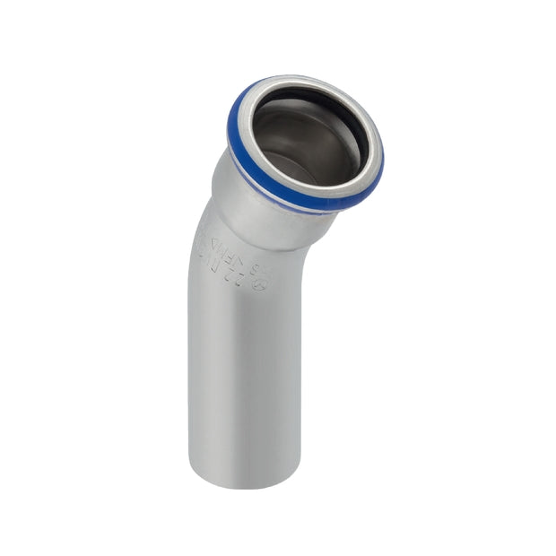 Mapress Stainless Steel 30 Degree Bend with Plain End